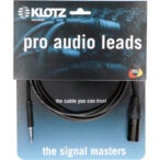 Klotz M4TM1-1000 Bantam - XLR 3p Male Patch Kabel 10m