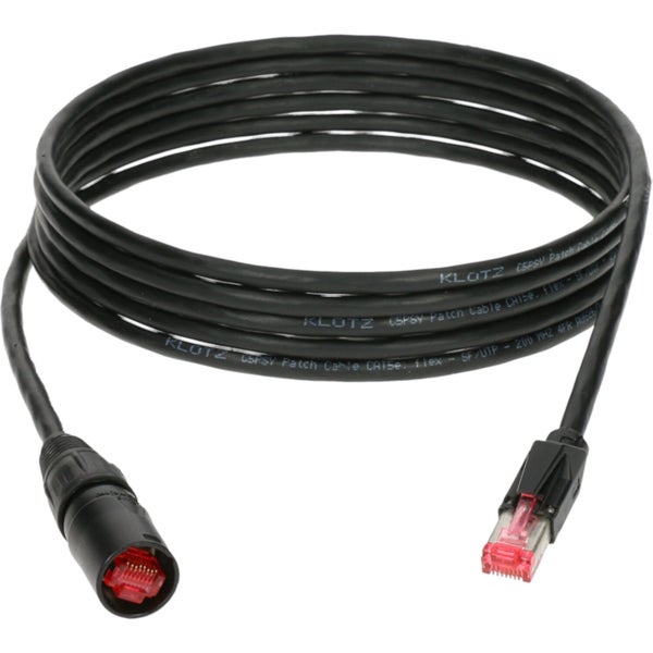 Klotz CP5ER1Y005 Professionele CAT5e patchkabel 5 meter