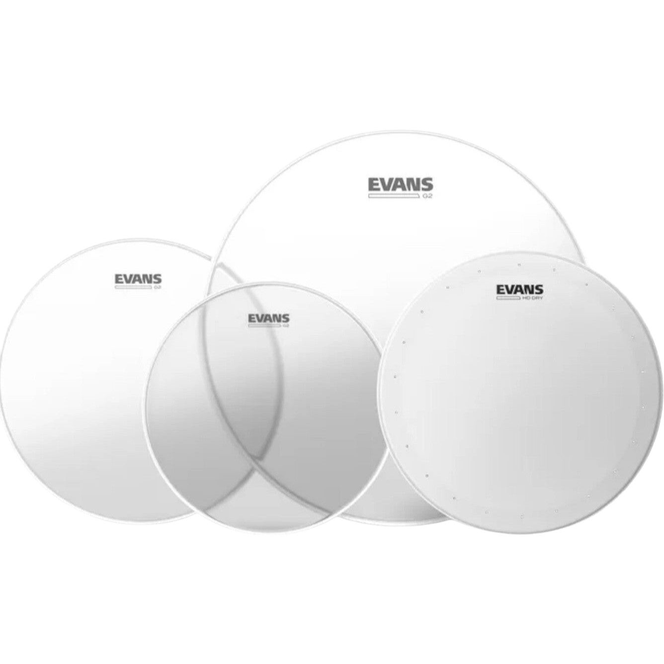 Evans EPP-G2HDD-S G2 Clear Standard Pack Tomvellen- en snaredrumvellen-set