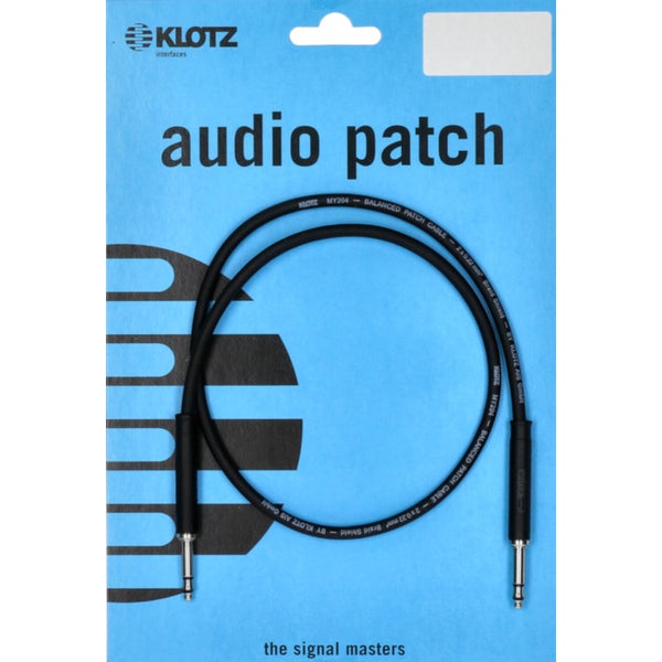 Klotz M4TT1-0060 TT patchkabel, zwart 0,6 meter