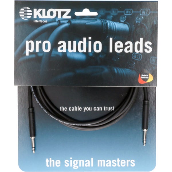 Klotz M4TT1-0500 TT Bantam Patch Kabel Zwart 5 meter