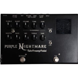 Driftwood Purple Nightmare Tube Preamp Pedal buizen-voorversterker