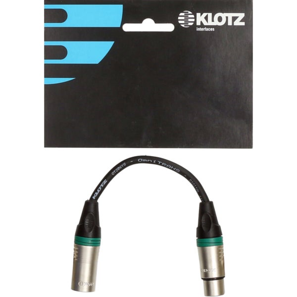 Klotz XLR-DMXK5M3F DMX XLR Adapter 0.2 meter