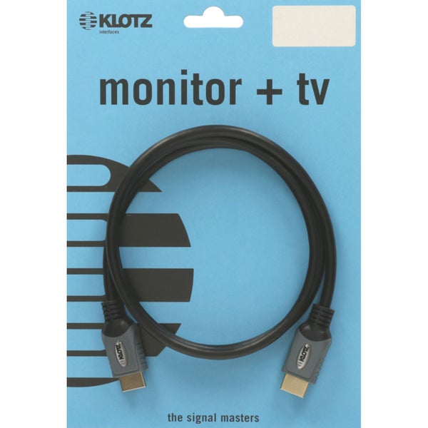 Klotz H20-AAY1-1000 HDMI 2.0 Premium High Speed Kabel 10 meter