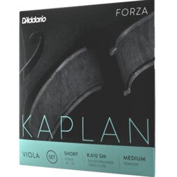D'Addario K410 SM Kaplan Forza, Short Scale, Medium Tension Altvioolsnarenset