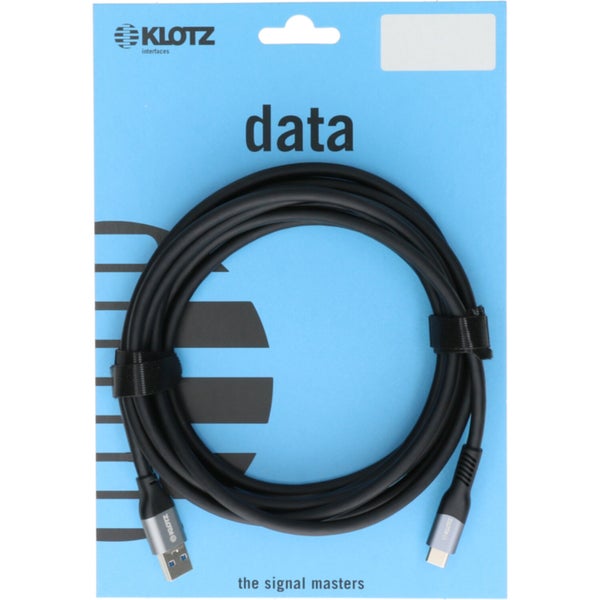 Klotz USB-AC-2.0 USB 3.1 A naar C kabel 2 meter