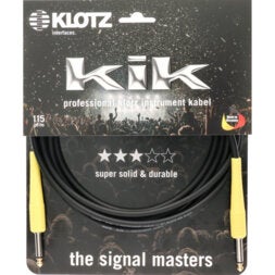 Klotz KIKC1.5PP5 Professionele instrumentkabel 1.5 meter