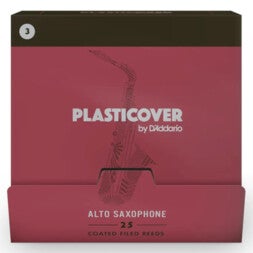 D'Addario Woodwinds RRPASX300-B25 Plasticover Altsaxofoonriet, 3.0. 25-pack