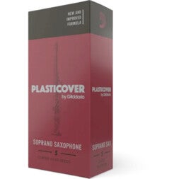 D'Addario Woodwinds RRP05SSX400 Plasticover Sopraansaxofoonriet, 4.0, 5-pack