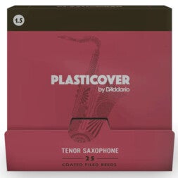 D'Addario Woodwinds RRPTSX150-B25 Plasticover Tenorsaxofoonriet, 1.5, 25-pack