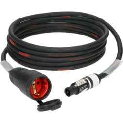 Klotz PT2-BU-0050 Titanex Power Kabel met powerCON B - Schuko F 5m