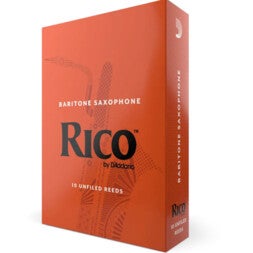D'Addario Woodwinds RLA1015 Rico Baritonsaxofoonriet, 1.5, 10-Pack, Unfiled