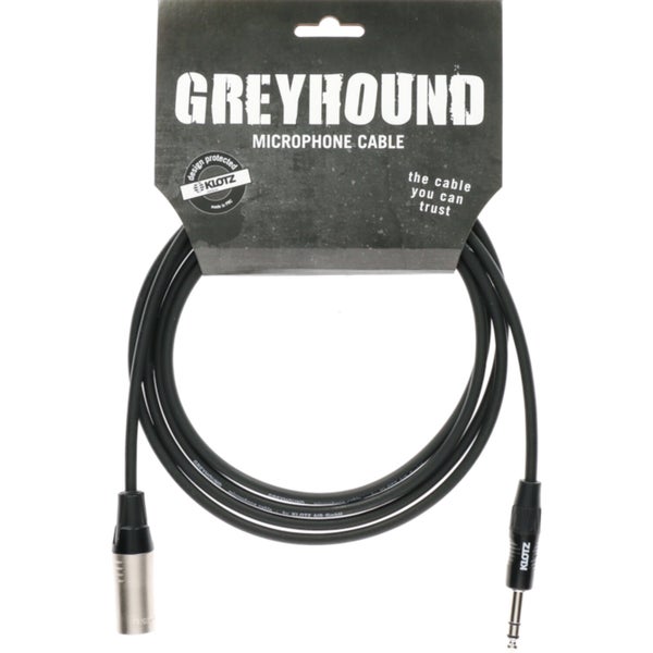 Klotz GRG1MP10.0 Gebalanceerde XLR naar jack kabel 10 meter