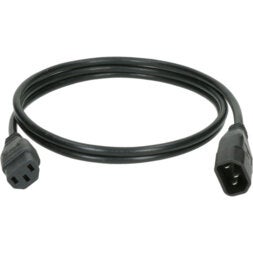 Klotz PIE-EI0100 Netstroom verlengkabel IEC C14-C13 1 meter