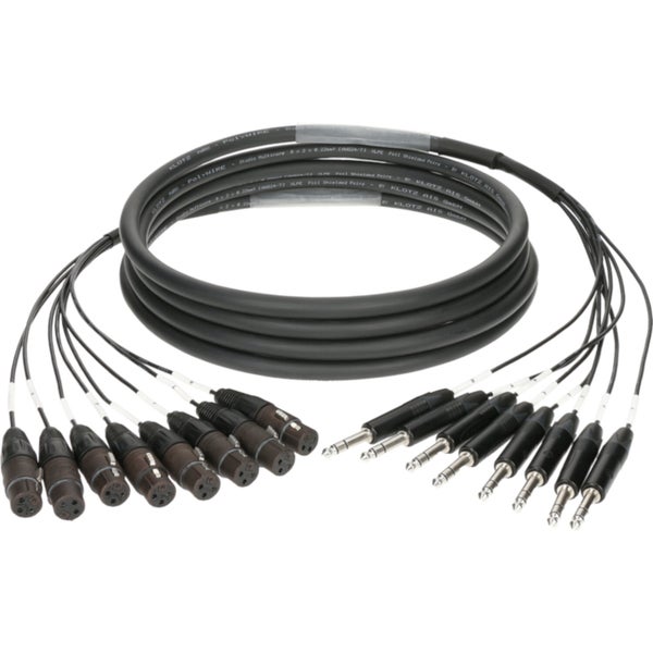 Klotz S08FP02 8-kanaals gebalanceerde analoge multicore kabel 2 meter