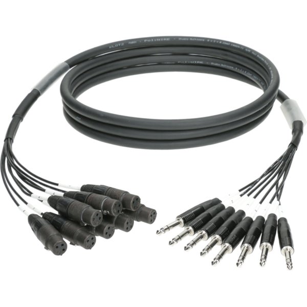 Klotz S08FPA03 8-kanaals gebalanceerde XLR naar jack loom 3 meter