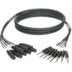 Klotz S08FPA04 8-kanaals gebalanceerde XLR-naar-jack loomkabel 4 meter