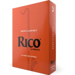 D'Addario Woodwinds REA1030 Rico Basklarinetriet, 3.0, 10-Pack, Unfiled