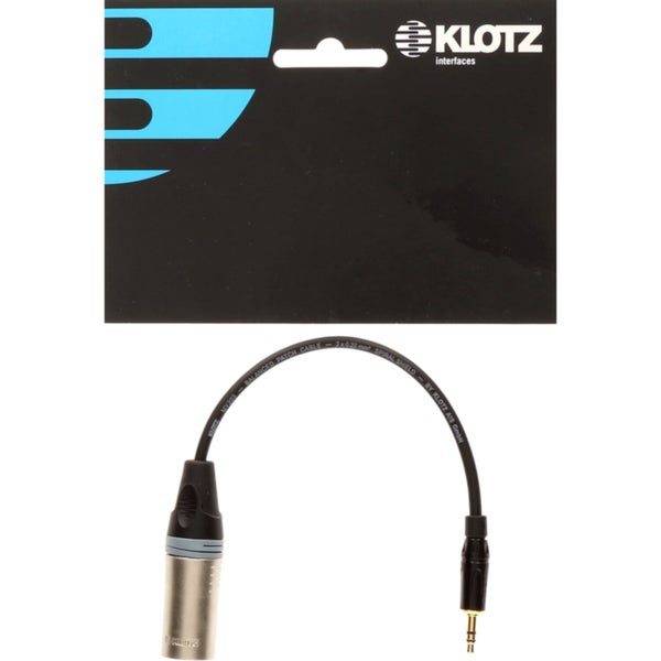 Klotz XLR-BMP3.5 Stereo-naar-mono adapterkabel 0.2 meter