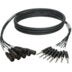 Klotz S08MPA01 8-kanaals gebalanceerde audiokabel multicore 1 meter