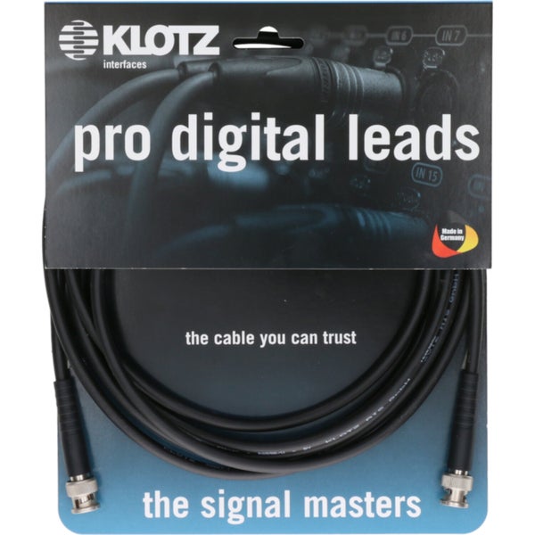 Klotz SWCT0100 Professionele WordClock- en AES/EBU-kabel 10 meter