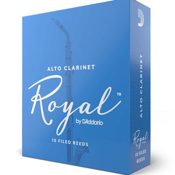 D'Addario Woodwinds RDB1015 Royal Altklarinetriet, sterkte 1.5, 10 stuks, Filed
