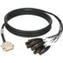 Klotz TAN08DF01.0 8-kanaals analoge D-Sub naar XLR kabel 1 meter