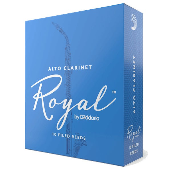 D'Addario Woodwinds RDB1040 Royal Altklarinetriet, sterkte 4.0, 10 stuks, Filed