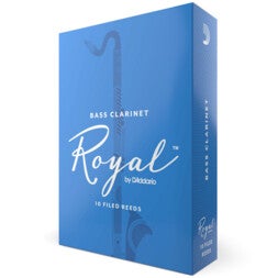 D'Addario Woodwinds REB1030 Royal Bassklarinetriet, sterkte 3, 10 stuks, filed