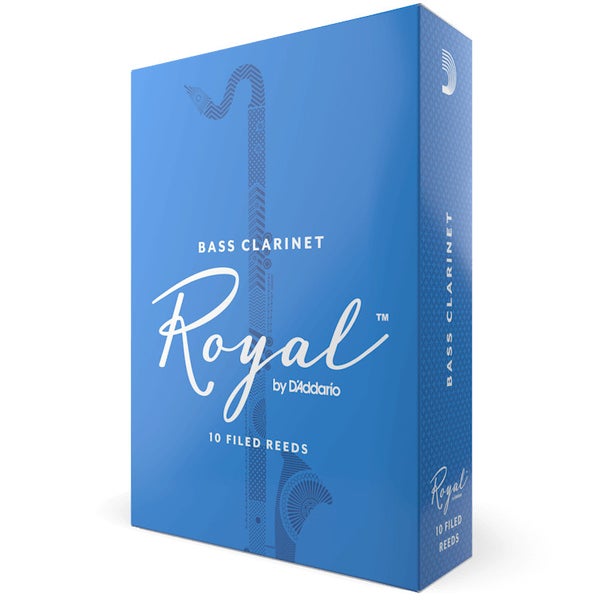D'Addario Woodwinds REB1035 Royal Bassklarinetriet, sterkte 3.5, 10 stuks, filed