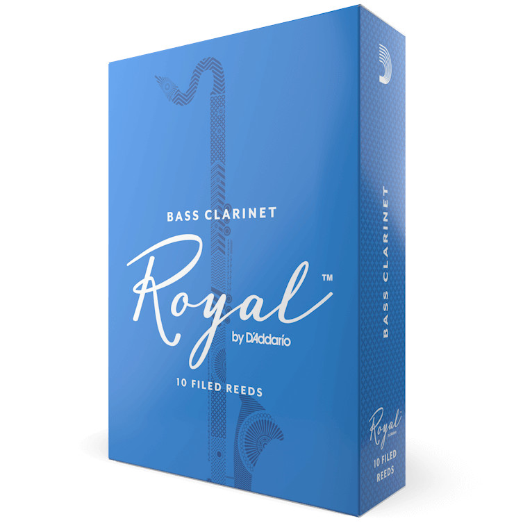 D'Addario Woodwinds REB1040 Royal Bassklarinetriet, sterkte 4.0, 10 stuks, filed