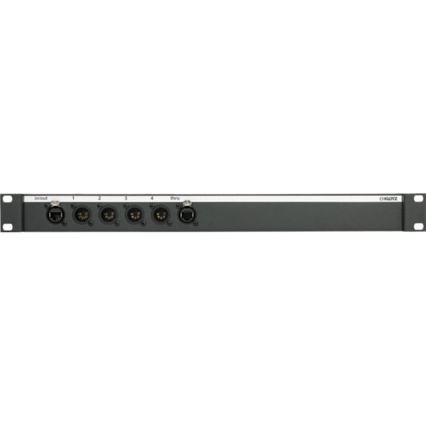 Klotz CLDMX04R 4-kanaals DMX stagebox voor rackmontage