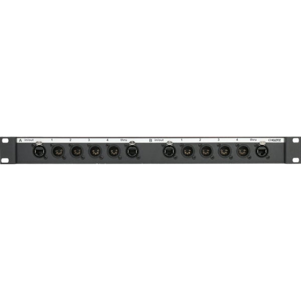 Klotz CLDMX240R 2x 4-kanaals DMX stagebox