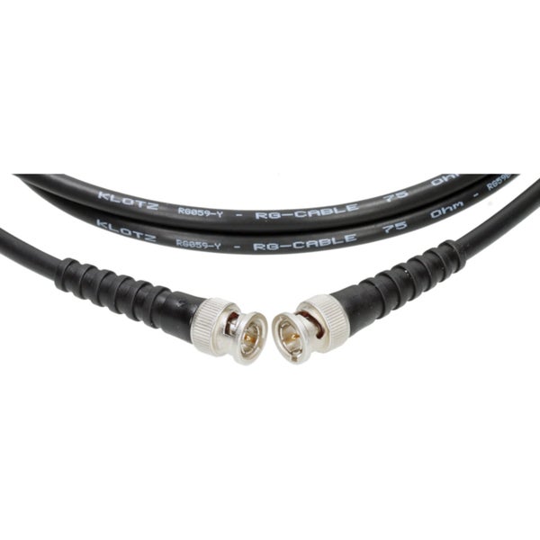 Klotz C-59U1T005 75 Ω coaxkabel met BNC-connectoren 5 meter