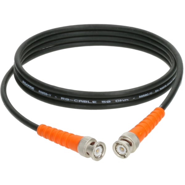Klotz C-58U9T002 Coaxkabel met BNC-connectoren 2 meter