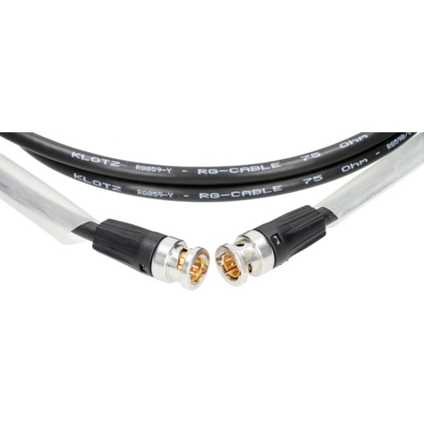 Klotz C-59U1N001 75 Ohm RG59 coaxkabel met BNC 1 meter