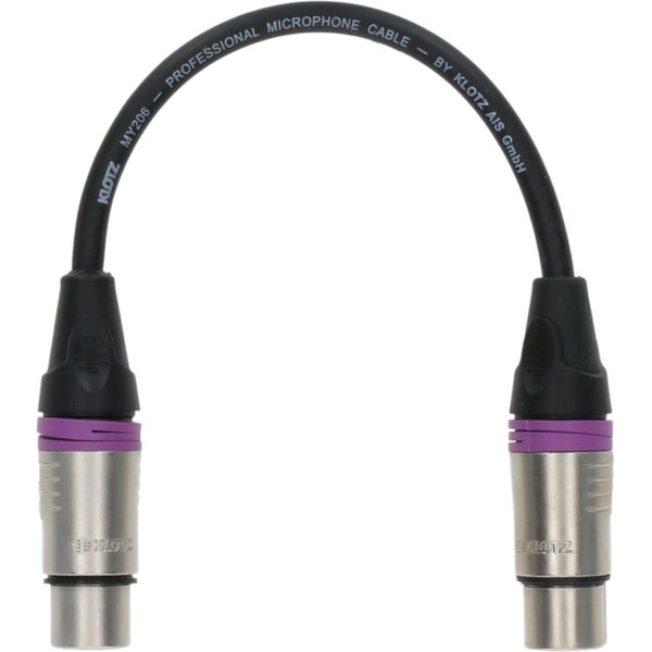 Klotz XLR-FFK XLR female-female adapterkabel 0.20 meter
