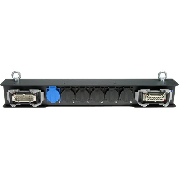 Klotz LT-V1002 6-kanaals lastverdeelbox voor evenementen