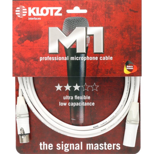 Klotz IRFM0750 Professionele XLR-microfoonkabel 7.5 meter