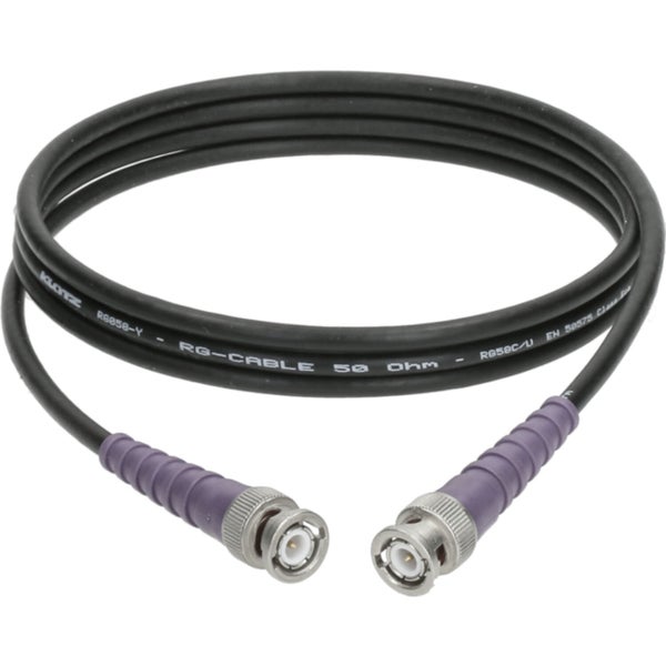 Klotz C-58U7T020 flexibele 50 ohm coaxkabel met BNC 20 meter