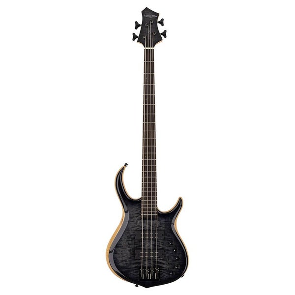 Sire Marcus Miller M7 2nd Gen Swamp Ash Transparant Black basgitaar