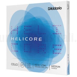 D'Addario H510 1/2M Helicore Cello String Set 1/2 Scale,Medium Tension Cello snaren set
