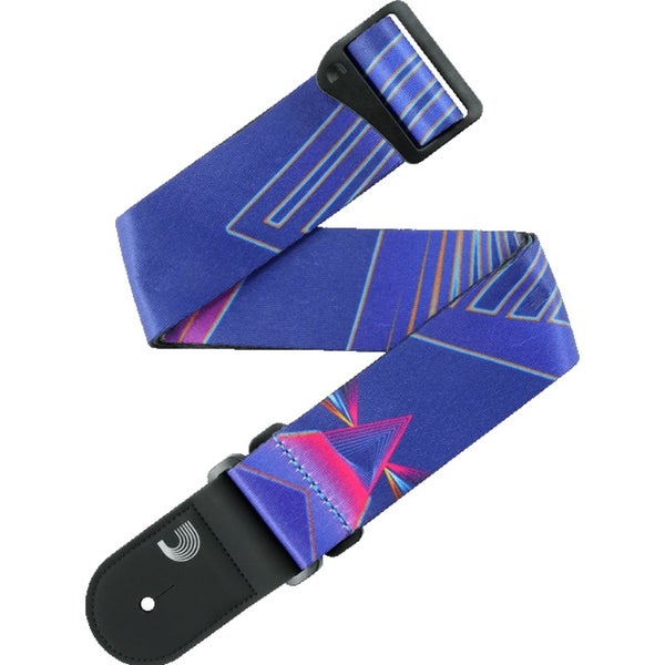 D'Addario 50RUN81 D'Addario Outrun Polyester Guitar Strap Gitaarband polyester voor elektrische gitaar en bas