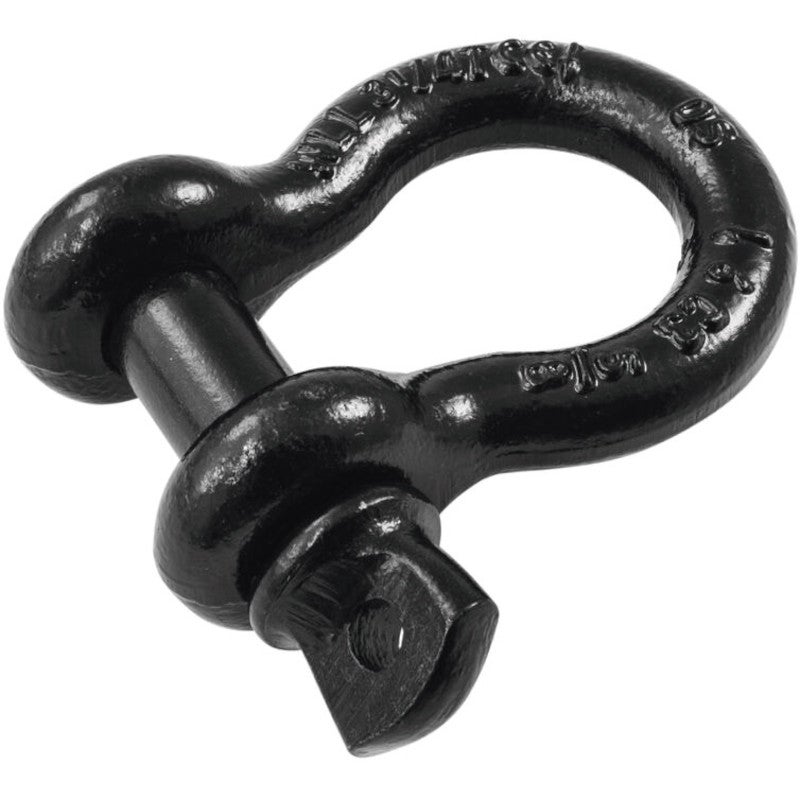 Safetex Shackle 16mm black with Screwbolt harpsluiting met schroefbout