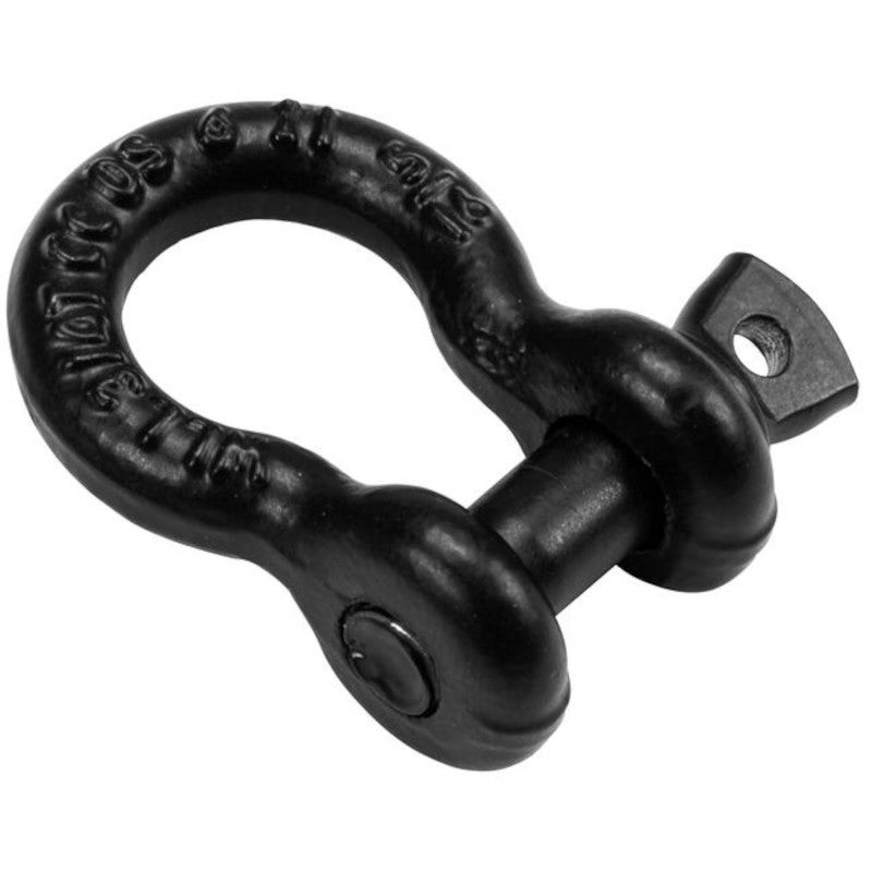 Safetex Shackle 8mm black with Screwbolt harpsluiting met schroefbout