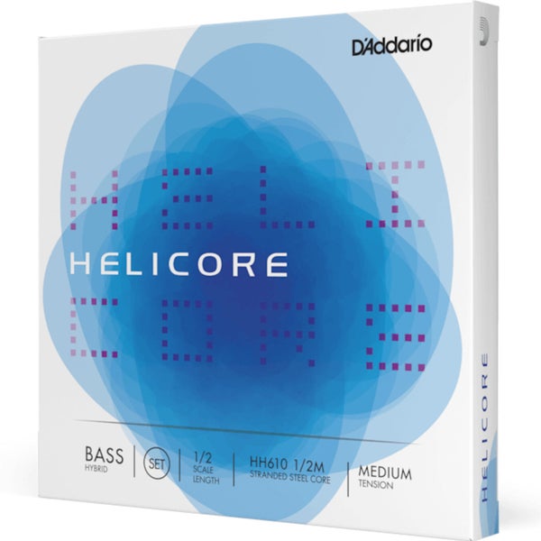 D'Addario HH610 1/2M Helicore Hybrid Bass String Set ,Medium Tension Contrabas snarenset