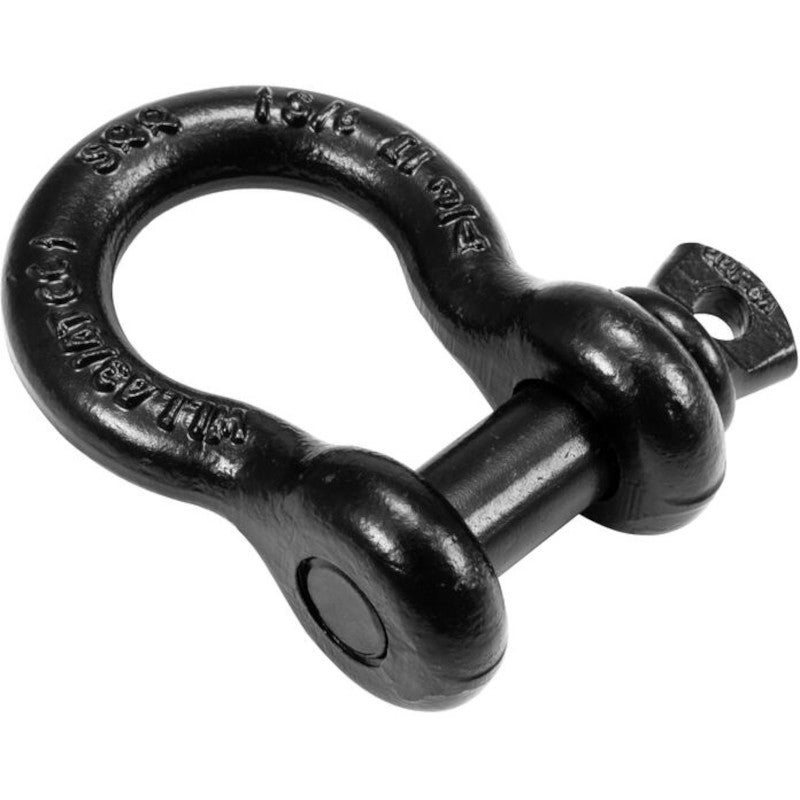 Safetex Shackle 19mm black with Screwbolt harpsluiting met schroefbout