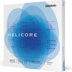 D'Addario H610 3/4H Helicore Orchestral Bass String Set,Heavy Tension Contrabas snarenset