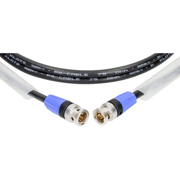 Klotz C-59U2N003 Coax kabel met BNC-connectoren 3 meter
