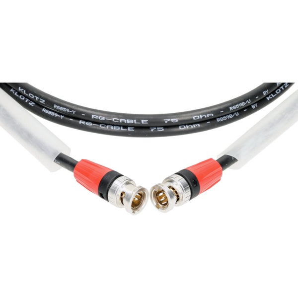 Klotz C-59U3N002 Coaxiale kabel met BNC-connectoren 2 meter